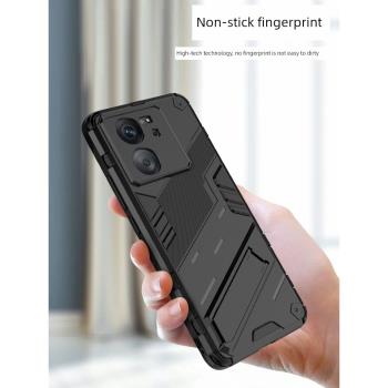 適用小米13t手機殼氣囊抗摔機殼mi13TPro全包鏡頭保護套Xiaomi隱形磁吸一體支架pro外殼商務por男女新款tpor