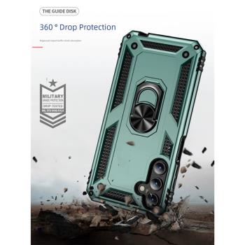 適用三星A15手機殼氣囊防摔機殼全包SM-A155F矽膠保護套Galaxy A15車載磁吸指環156B支架3星商務男款軟硬外殼