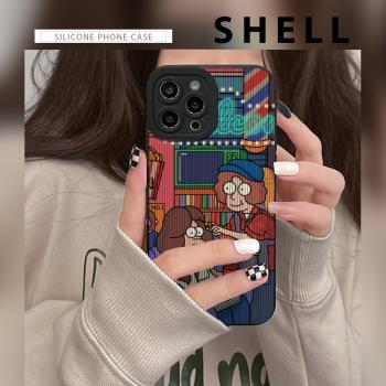 IPJ歐美人物適用15蘋果13手機殼iphone12新款xs max美式潮流漫畫11 pro max個性創意潮牌動漫7/8plus矽膠14