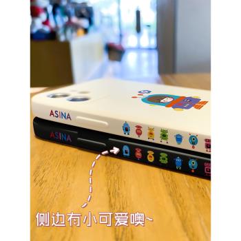 側邊卡通蘋果12手機殼iPhone11矽膠鏡頭全包直邊潮牌12promax軟女款11pro網紅12pro個性創意11promax套MINI新
