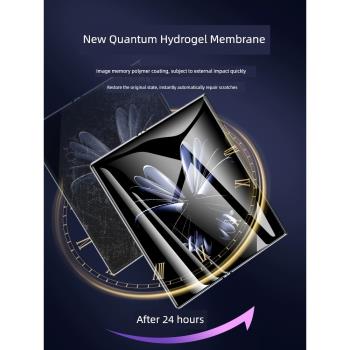 適用小米mixfold2手機膜mixfold鋼化水凝膜fold全屏覆蓋外屏膜mix折疊屏第二代外屏保護全包無白邊防摔新款軟