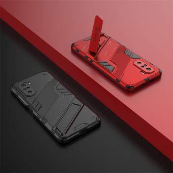 適用小米Poco F3手機殼氣囊防摔poco f3保護套小mi米pocof3全包鏡頭pocof35g創意隱形磁吸支架pocpf男女款F三