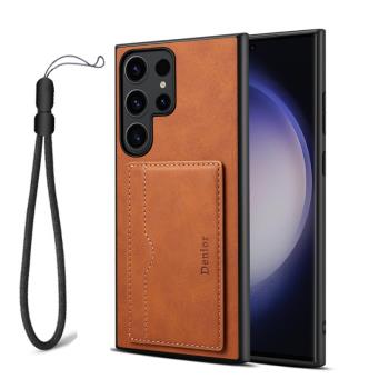 適用掛繩三星note10十手機殼曲屏n9750防摔note20ultra皮套n9860高檔N10皮質全包後插卡保護套外殼手腕帶男女