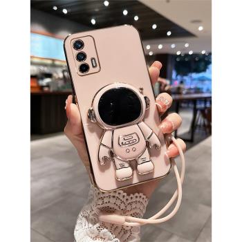 realmeGT手機殼realme真我GT保護矽膠套全包RMX2202防摔oppo軟殼oppogt外殼opporealmegt男女新款帶支架可愛