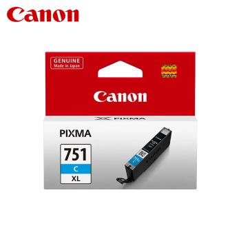 【Canon】 CLI-751XL C 藍色 原廠墨水匣 CLI751XL 適MG5470 MG5570 MG5670