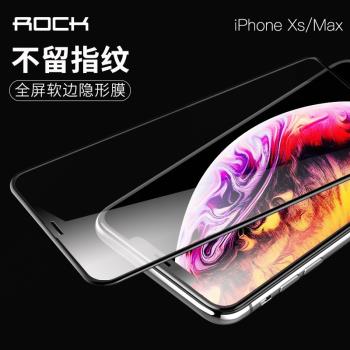 ROCK適用蘋果x鋼化膜iphone全包邊全屏覆蓋11軟邊抗藍光por手機xr防指紋11pro透明玻璃膜xs保護膜max高畫質貼膜