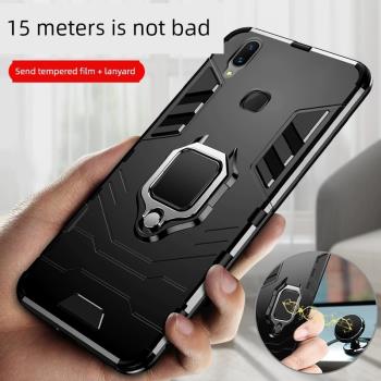 適用vivoz3手機殼vivoz1i保護矽膠套vivo z1青春版全包軟殼z3x磨砂z3i標準vivi防摔vovi潮男女款網紅指環掛繩
