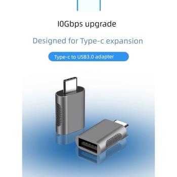 將頓適用typec轉usb介面轉換器otg轉接頭充電線轉介面手機車載數據線連線優盤U盤通用電腦平板安卓二合一萬能