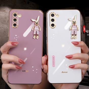 適用三星note10手機殼note10lite可愛兔galaxy note10+保護套全包防摔SM-N9760矽膠軟套9700卡通女款nt十plus