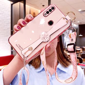 oppoA8手機殼oppo A91保護A8矽膠套PDBM00腕帶斜挎掛繩opa全包防摔oppa軟殼opopa女oopoa0pp0潮opooa網紅外殼