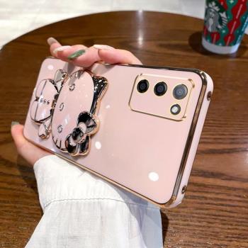 oppoA55手機殼oppo保護A55s矽膠套5G全包opa防摔oppa軟殼opopa帶鏡子oopoa555g外殼s5g女支架0pp0高顏值opooa