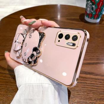 紅米note11se手機殼小米noto11es保護矽膠套5G全包防摔redmi軟殼redminote外殼女創意個性帶鏡子可愛卡通支架