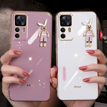 適用小米12T手機殼鏡頭全包Xiaomi 12T Pro矽膠保護套小米12tpro可愛創意公仔xiaomi12t潮牌個性男女款軟外殼