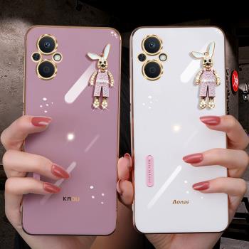 適用reno8z手機殼新款創意卡通opporeno7z矽膠保護套CPH2343全包鏡頭超薄防摔oppo直邊軟殼CPH2343男女外殼5g