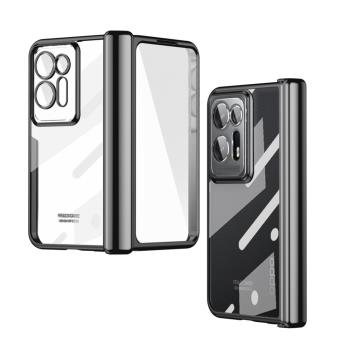 oppofindn2手機殼透明oppo find n2保護殼中軸鉸鏈全包新款折疊屏外殼findn2殼膜一體前後全包套防摔網紅女男