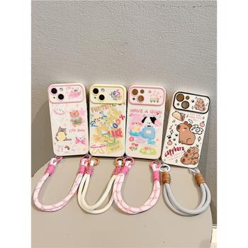 趣味卡通動物適用Realme13手機殼GT7Pro新款NEO7矽膠OPPO真我V60軟12PRO+至尊GT6/5/3保護套6SE女GT2防摔韓風