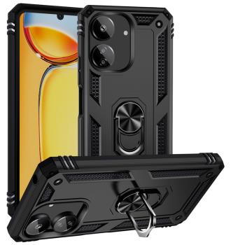 適用小米pococ65手機殼氣囊抗摔Xiaomi矽膠保護套米poco65磁吸車載指環PocoC65商務男款C65全包磨砂軟硬外殼
