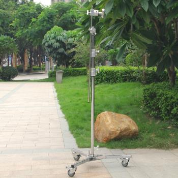 AOFUTU奧富圖地龜腳架FG-5026攝影滑輪燈架分離式魔術腿C型架C-stand影視支架