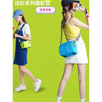 LOVEPS微單M50相機單肩包適用索尼A6400 A6700防水斜挎富士攝影包