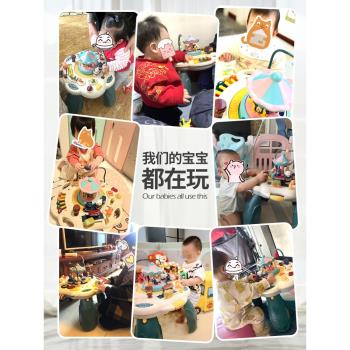 兒童遊戲桌多功能1一2歲嬰兒玩具積木桌6-12個月寶寶的周歲禮物男