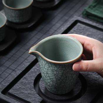 手工冰裂龍泉功夫茶具家用青瓷