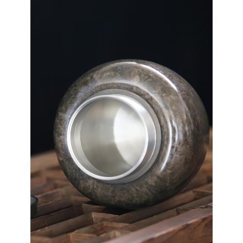 漢達定做錫罐純錫茶葉罐儲茶罐茶倉手工茶葉罐密封罐儲煙罐純錫器