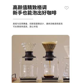hario玻璃陶瓷漏斗過濾器聰明杯