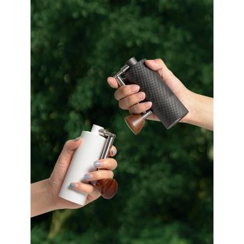 泰摩 栗子Nano便攜式折疊手搖磨豆機 家用咖啡豆研磨器 中軸定位