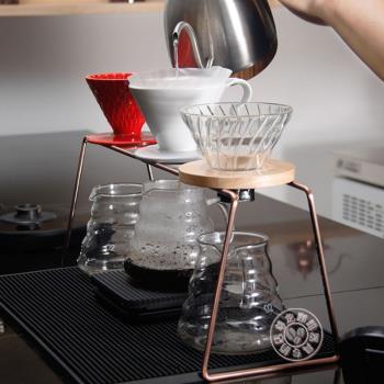 簡約咖啡套裝器具三孔濾杯手沖架