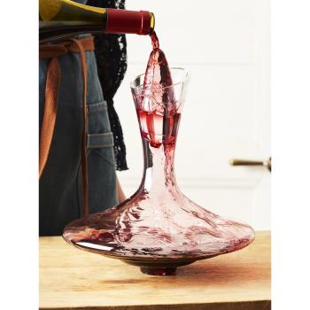 法國Peugeot標致 進口水晶玻璃個性創意家用帶蓋紅酒醒酒器分酒器
