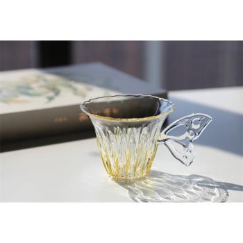 冰火璆琳 原創手工 玻璃 蝶語 咖啡杯