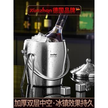 酒吧ktv冰塊儲存桶雙層不銹鋼