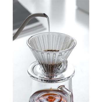 CAFEDEKONA時光手沖咖啡濾杯V60滴濾式過濾杯漏斗家用咖啡器具