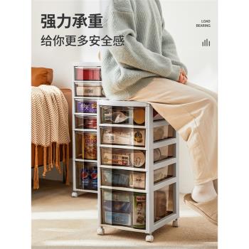 化妝品收納櫃抽屜式多層置物架落地桌面護膚品收納盒桌下整理櫃子