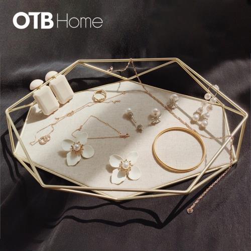 umbra立體菱形首飾收納盒耳環項鏈戒指手飾存放架化妝品立體擺件