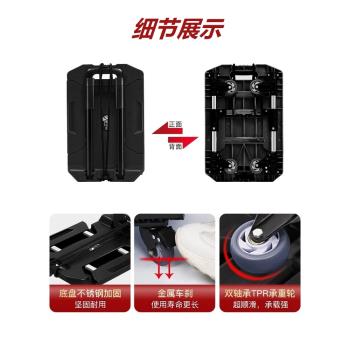 全折疊手拉車小推車家用收取快遞拉貨小拖車拉桿車便攜行李車載重