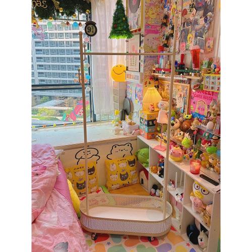 家用落地臥室衣帽架掛衣架床邊放衣服神器簡易鐵藝置衣架收納架