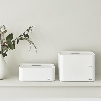 韓國SYSMAX Porta桌面收納盒堆疊儲物盒ins風文具美妝收納置物盒