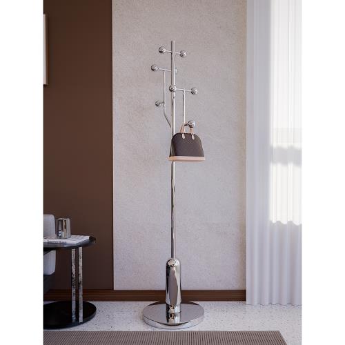 U+Home｜家用落地小型不銹鋼衣帽架室內房間掛衣服的架子臥室