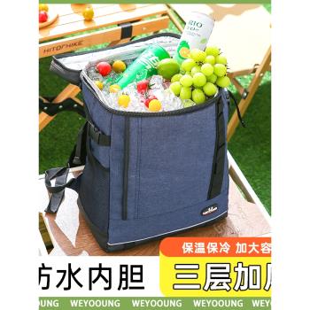 保溫袋冷藏包便攜式揹包車載冰箱戶外冰袋外賣箱大容量家用保冷袋