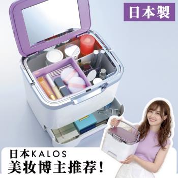 日本進口角膜塑形鏡收納盒RGP硬性隱形眼鏡整理盒OK鏡手提化妝箱