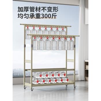 陽臺雙桿式落地伸縮晾衣架家用可移動室內曬被子神器室外曬衣架
