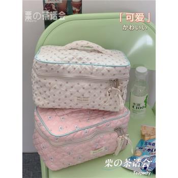 ins風化妝包女可愛大容量手提便攜式 2023新款化妝品洗漱品收納袋