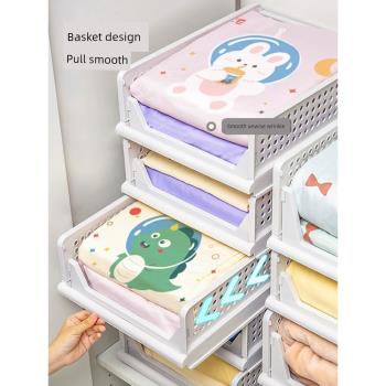 四件套衣櫃分層收納神器床單被套抽屜整理盒臥室衣物分類折疊筐箱