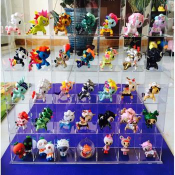 tokidoki獨角獸展示櫃淘奇多奇娃娃公仔手辦收納盒玩具擺件展示架