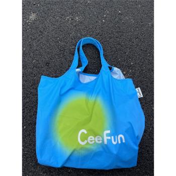 Ceefun喜翻原創輕薄單肩購物袋媽咪包大容量折疊環保減壓防水