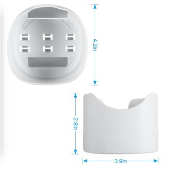 TP-Link Deco M4 WiFi路由器墻插壁掛藏線收納神器掛墻繞線器支架