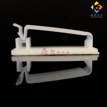 100只 FC-30系列粘式固定座機箱排線理線器電線卡扣夾子黑/白3M膠