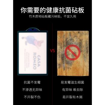 利快韓國進口奈米銀離子菜板砧板卡通圖案切輔食案板家用