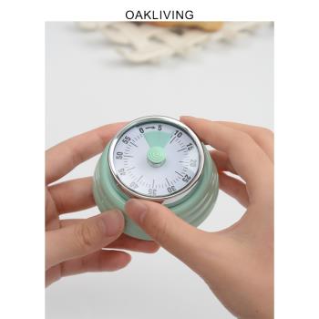 oakliving磁吸機械計時器烹飪倒計時定時貼冰箱學習自律時間管理